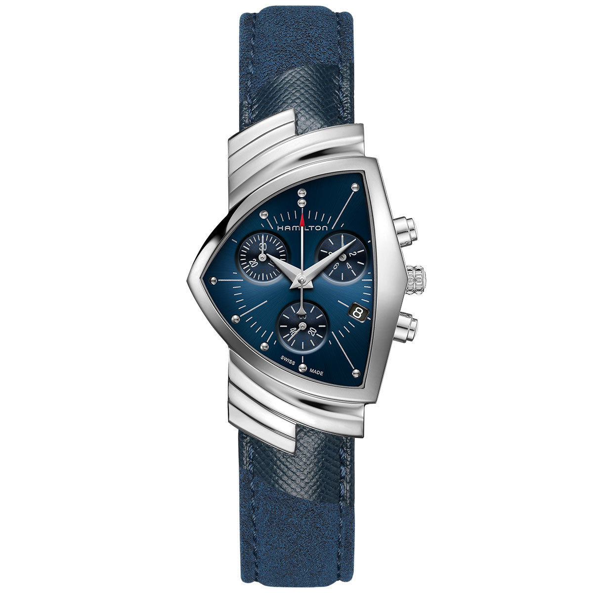 ハミルトン HAMILTON ベンチュラ クロノ クォーツ ブルー エルビス H24432941 腕時計 メンズ レディース VENTURA CHRONO QUARTZ【正規品】【60回分割手数料無料!】