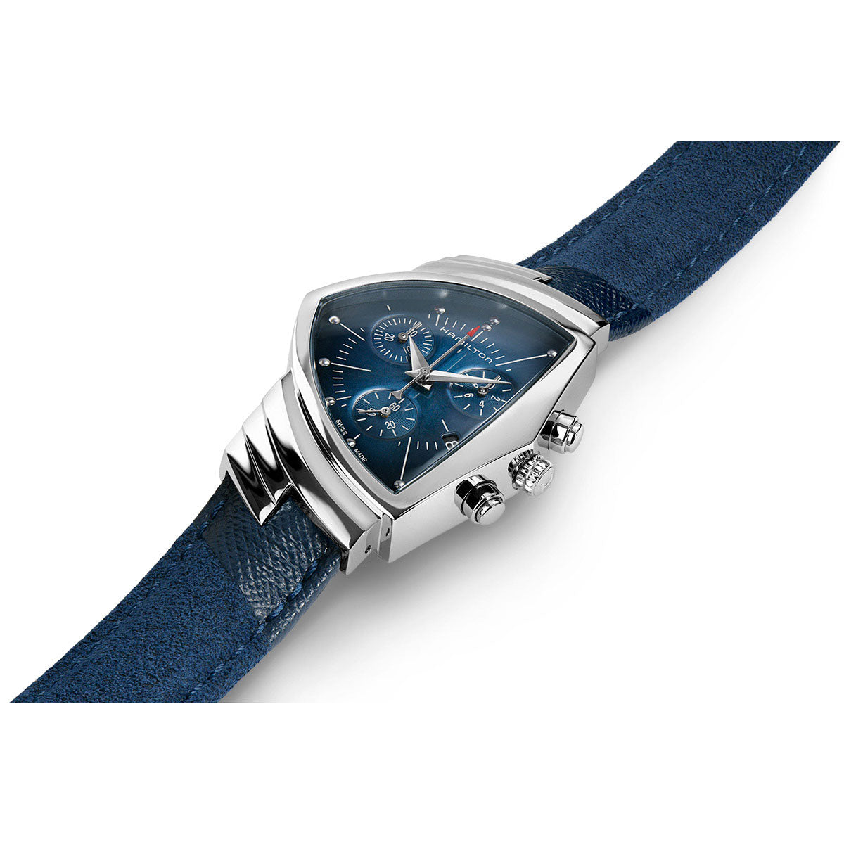ハミルトン HAMILTON ベンチュラ クロノ クォーツ ブルー エルビス H24432941 腕時計 メンズ レディース VENTURA CHRONO QUARTZ【正規品】【60回分割手数料無料!】