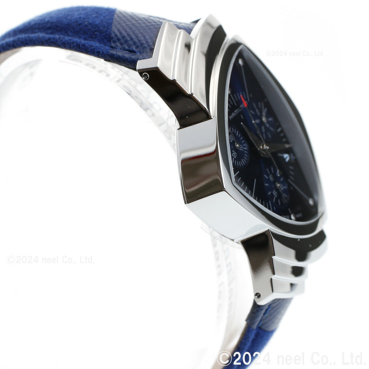 ハミルトン HAMILTON ベンチュラ クロノ クォーツ ブルー エルビス H24432941 腕時計 メンズ レディース VENTURA CHRONO QUARTZ【正規品】【60回分割手数料無料!】