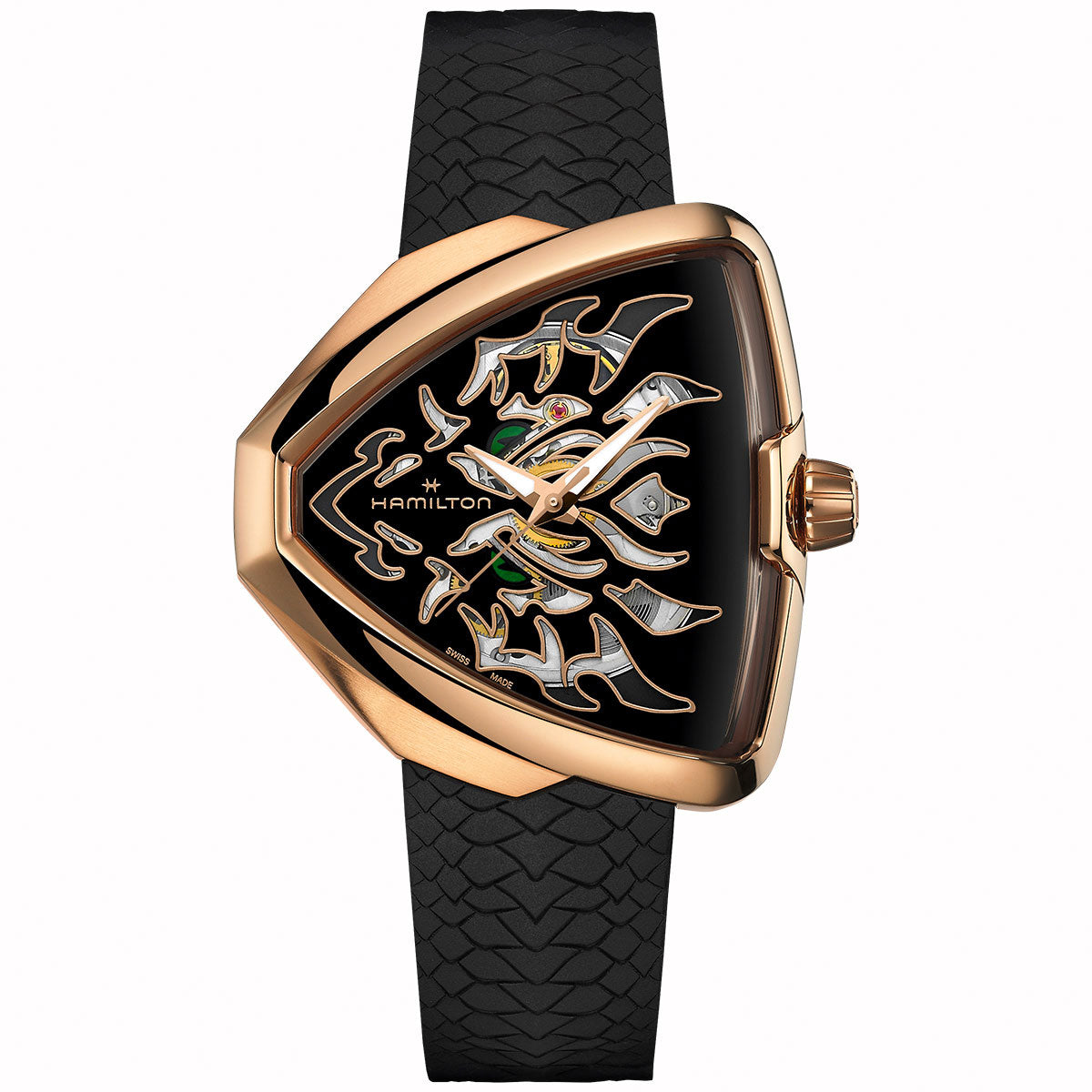ハミルトン HAMILTON ベンチュラ エルビス80 スケルトン ドラゴン H24525332 腕時計 メンズ 自動巻き VENTURA ELVIS80 SKELETON AUTO【正規品】【60回分割手数料無料!】
