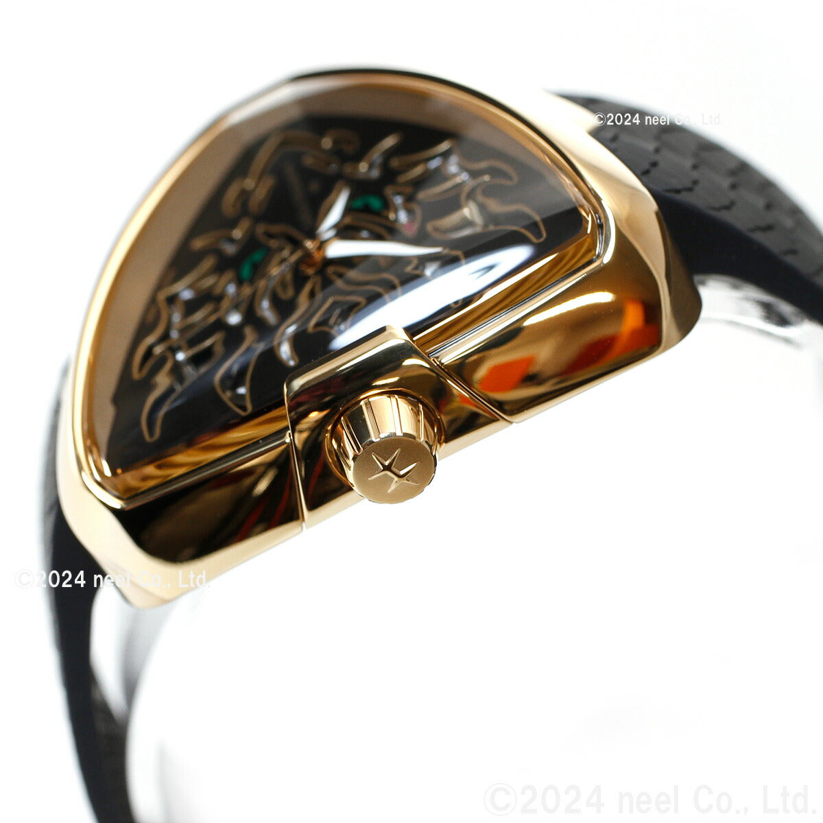 ハミルトン HAMILTON ベンチュラ エルビス80 スケルトン ドラゴン H24525332 腕時計 メンズ 自動巻き VENTURA ELVIS80 SKELETON AUTO【正規品】【60回分割手数料無料!】