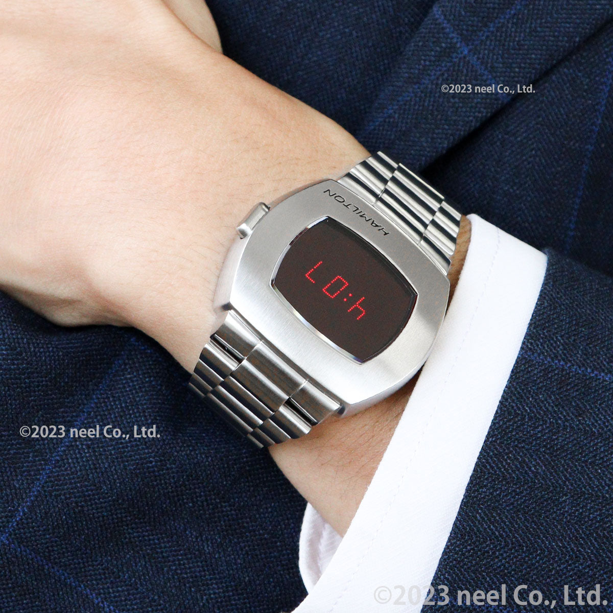 ハミルトン HAMILTON アメリカン クラシック PSR デジタル クォーツ H52414130 腕時計 メンズ レディース AMERICAN CLASSIC PSR DIGITAL QUARTZ【正規品】【60回分割手数料無料!】