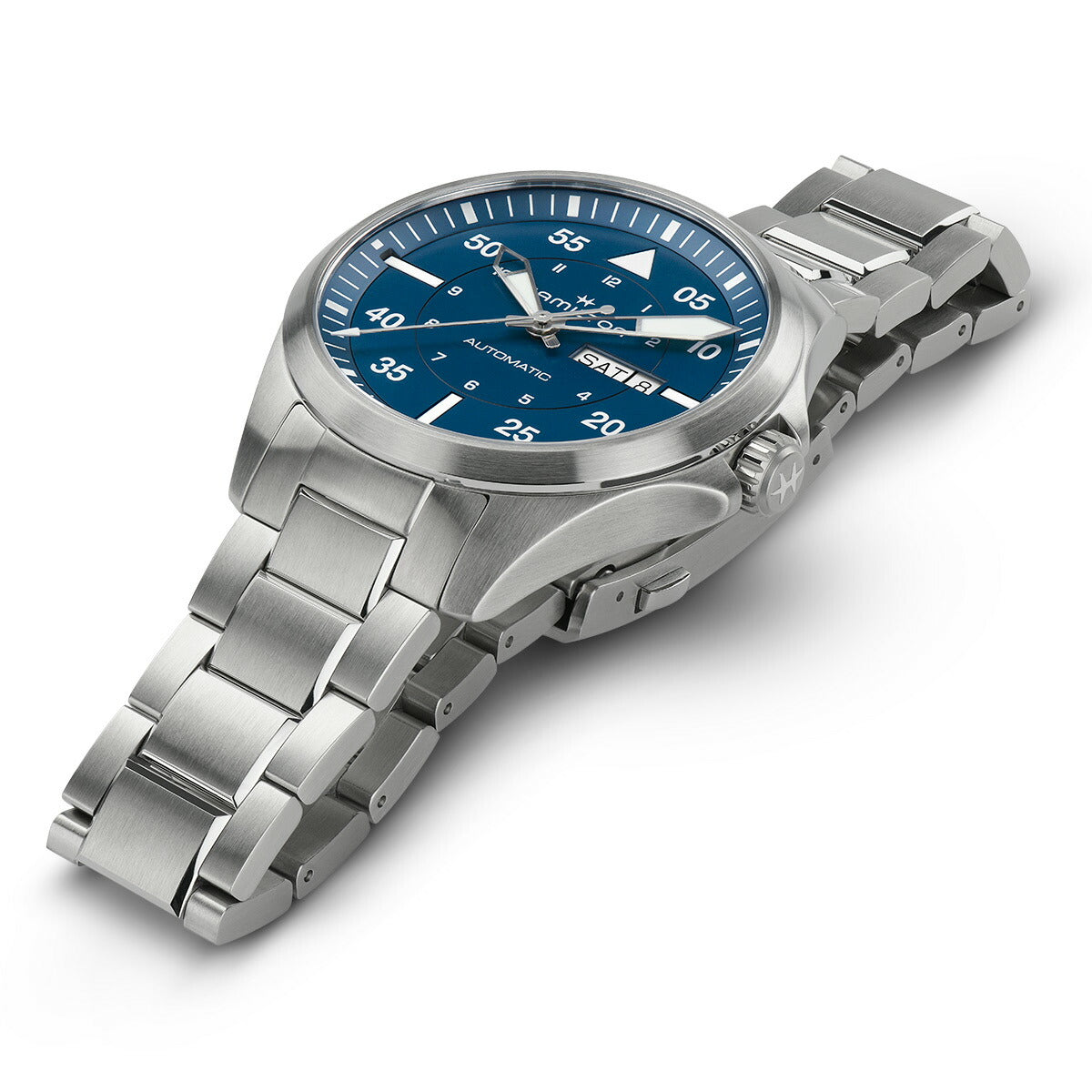 ハミルトン HAMILTON カーキ アビエーション パイロット デイデイト オート 42mm H64635140 腕時計 メンズ 自動巻き KHAKI AVIATION PILOT【正規品】【60回分割手数料無料!】
