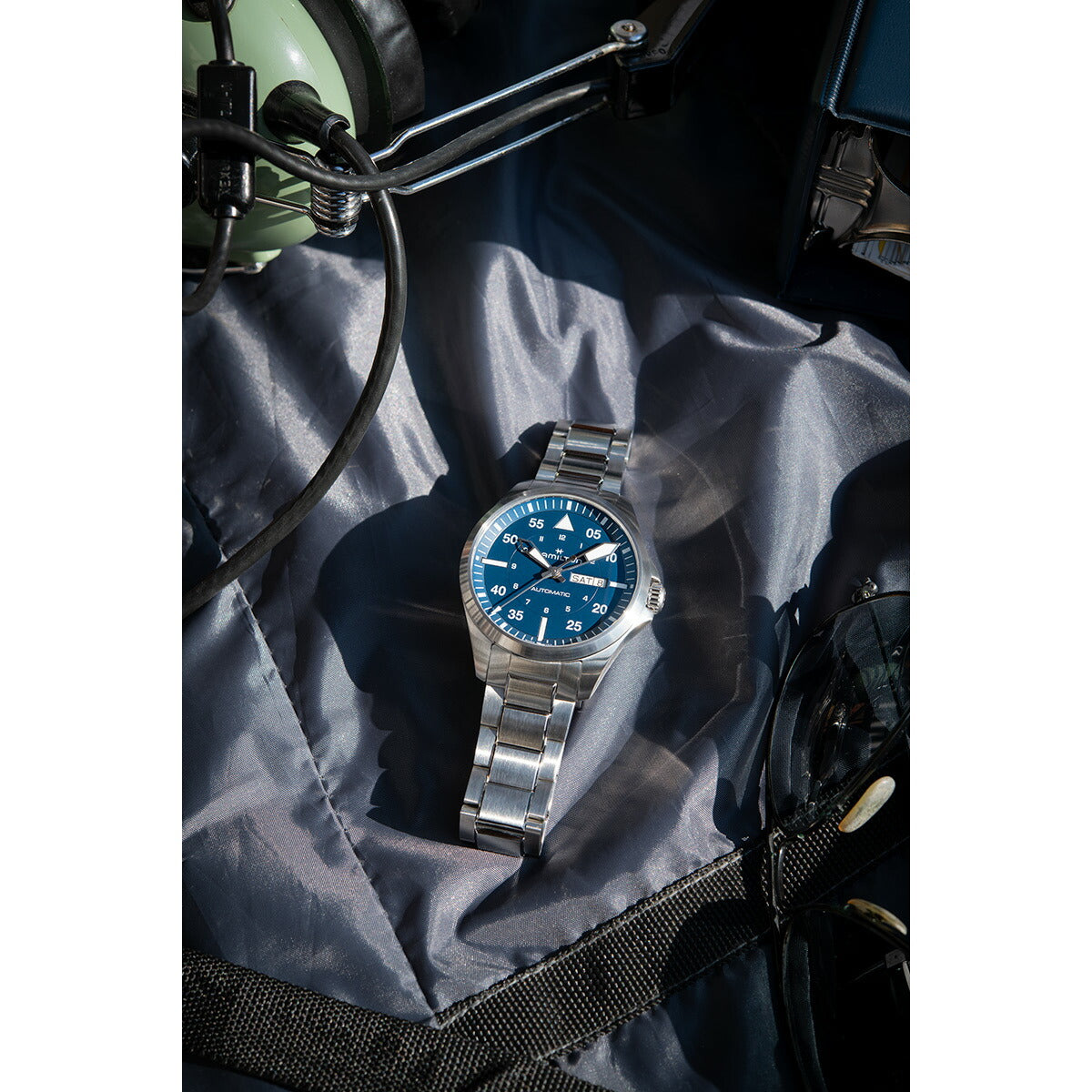 ハミルトン HAMILTON カーキ アビエーション パイロット デイデイト オート 42mm H64635140 腕時計 メンズ 自動巻き KHAKI AVIATION PILOT【正規品】【60回分割手数料無料!】