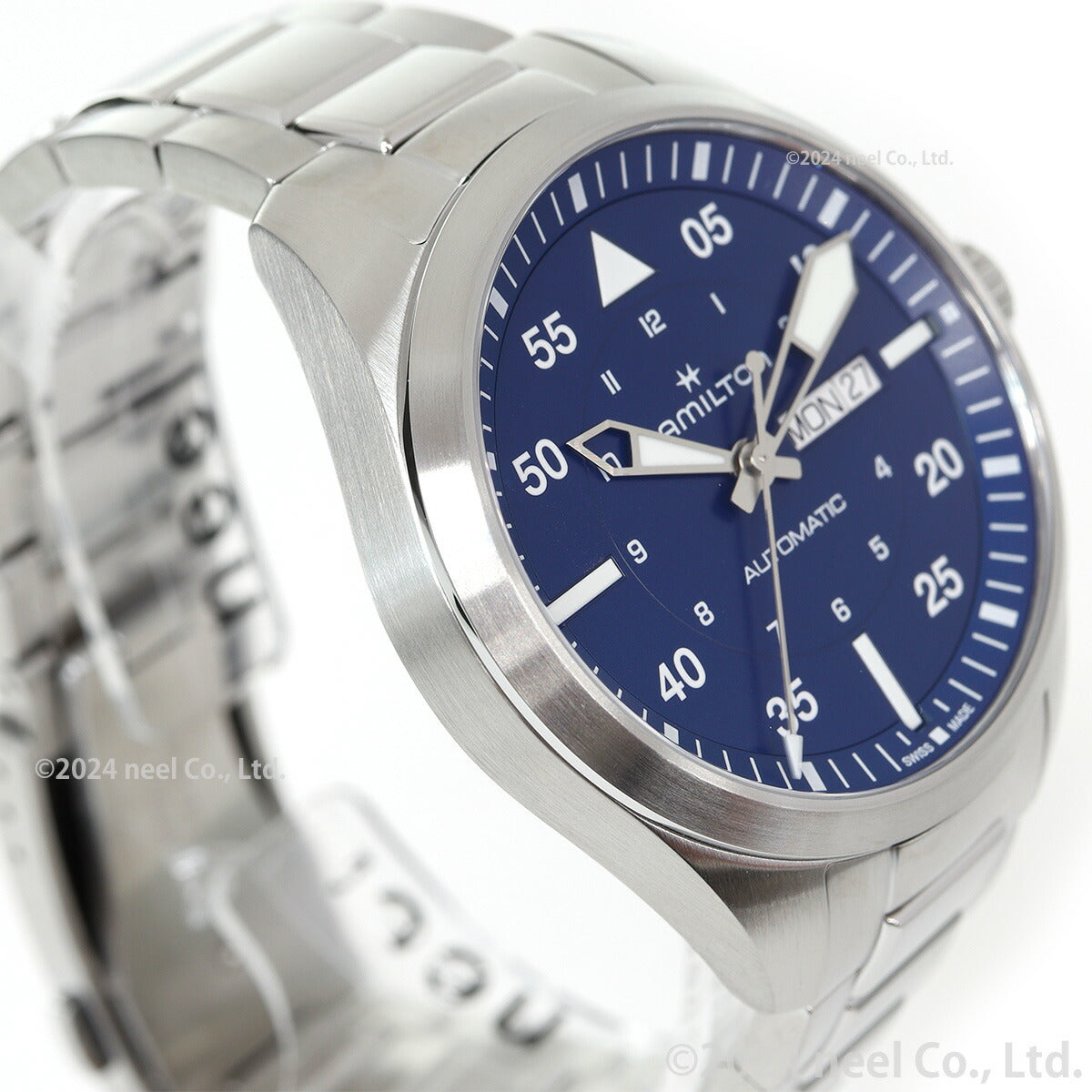 ハミルトン HAMILTON カーキ アビエーション パイロット デイデイト オート 42mm H64635140 腕時計 メンズ 自動巻き KHAKI AVIATION PILOT【正規品】【60回分割手数料無料!】