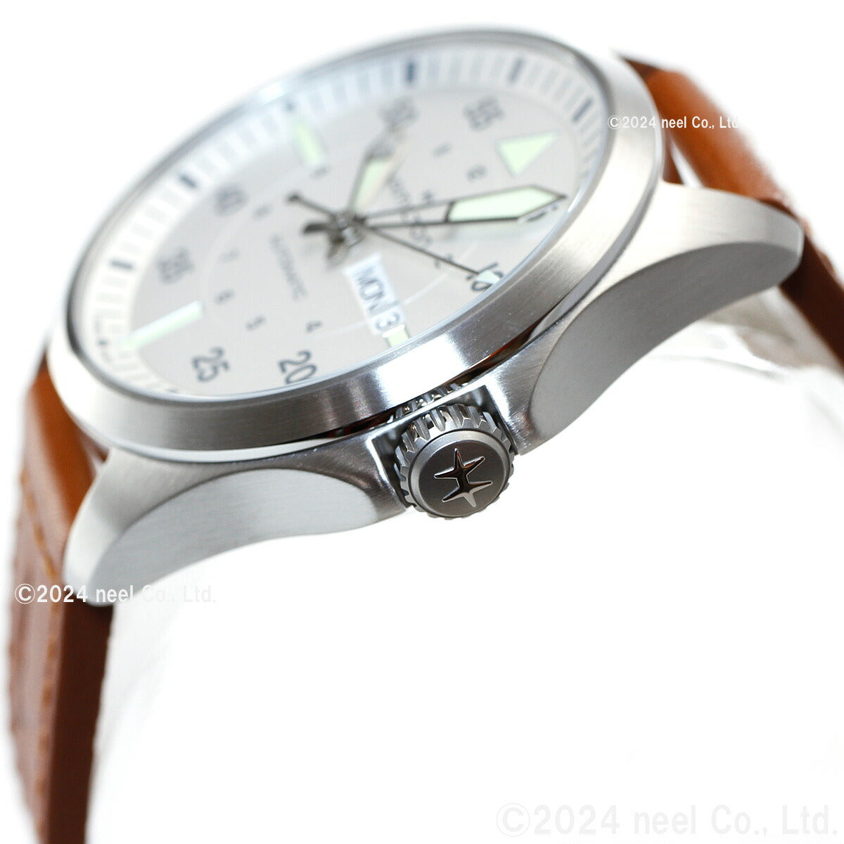 ハミルトン HAMILTON カーキ アビエーション パイロット デイデイト オート 42mm H64635550 腕時計 メンズ 自動巻き KHAKI AVIATION PILOT【正規品】【60回分割手数料無料!】