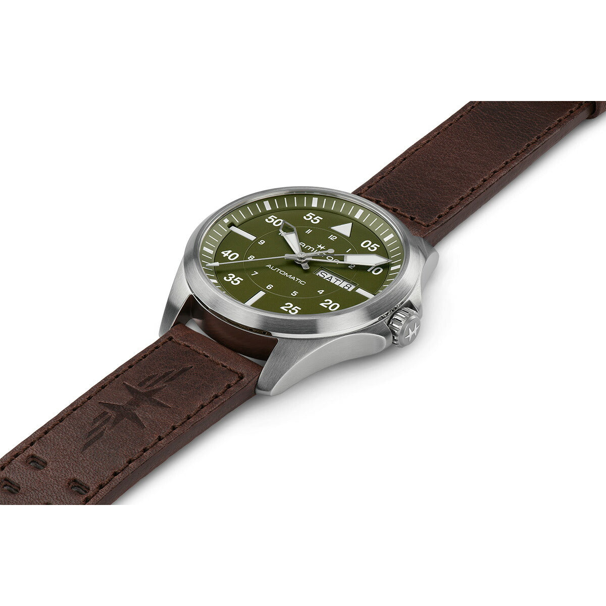 ハミルトン HAMILTON カーキ アビエーション パイロット デイデイト オート 42mm H64635560 腕時計 メンズ 自動巻き KHAKI AVIATION PILOT【正規品】【60回分割手数料無料!】