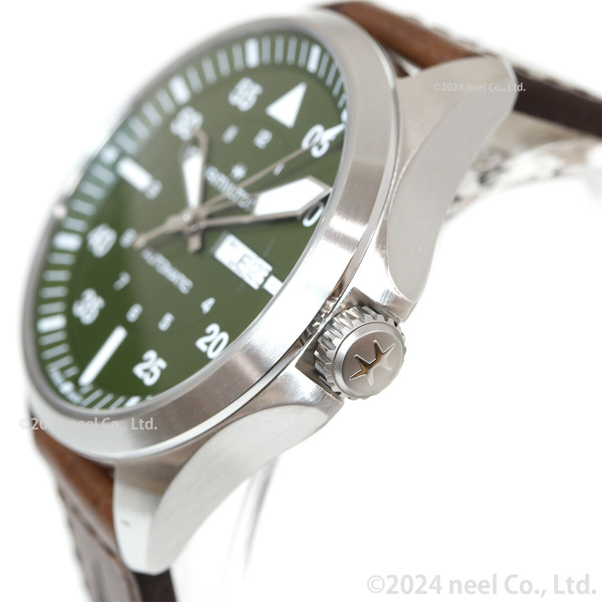 ハミルトン HAMILTON カーキ アビエーション パイロット デイデイト オート 42mm H64635560 腕時計 メンズ 自動巻き KHAKI AVIATION PILOT【正規品】【60回分割手数料無料!】