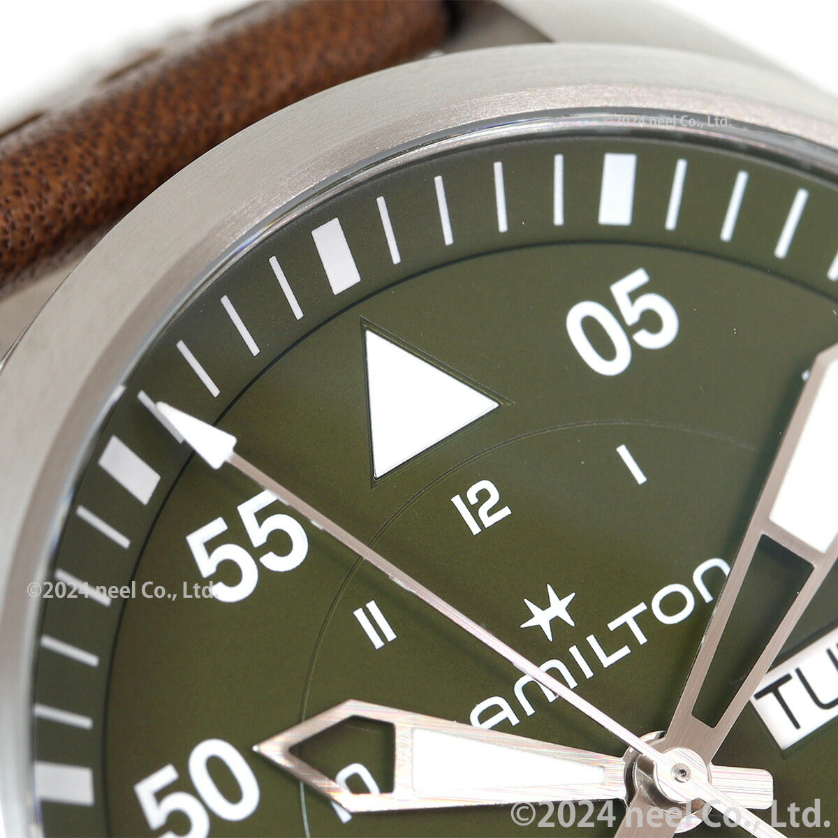 ハミルトン HAMILTON カーキ アビエーション パイロット デイデイト オート 42mm H64635560 腕時計 メンズ 自動巻き KHAKI AVIATION PILOT【正規品】【60回分割手数料無料!】