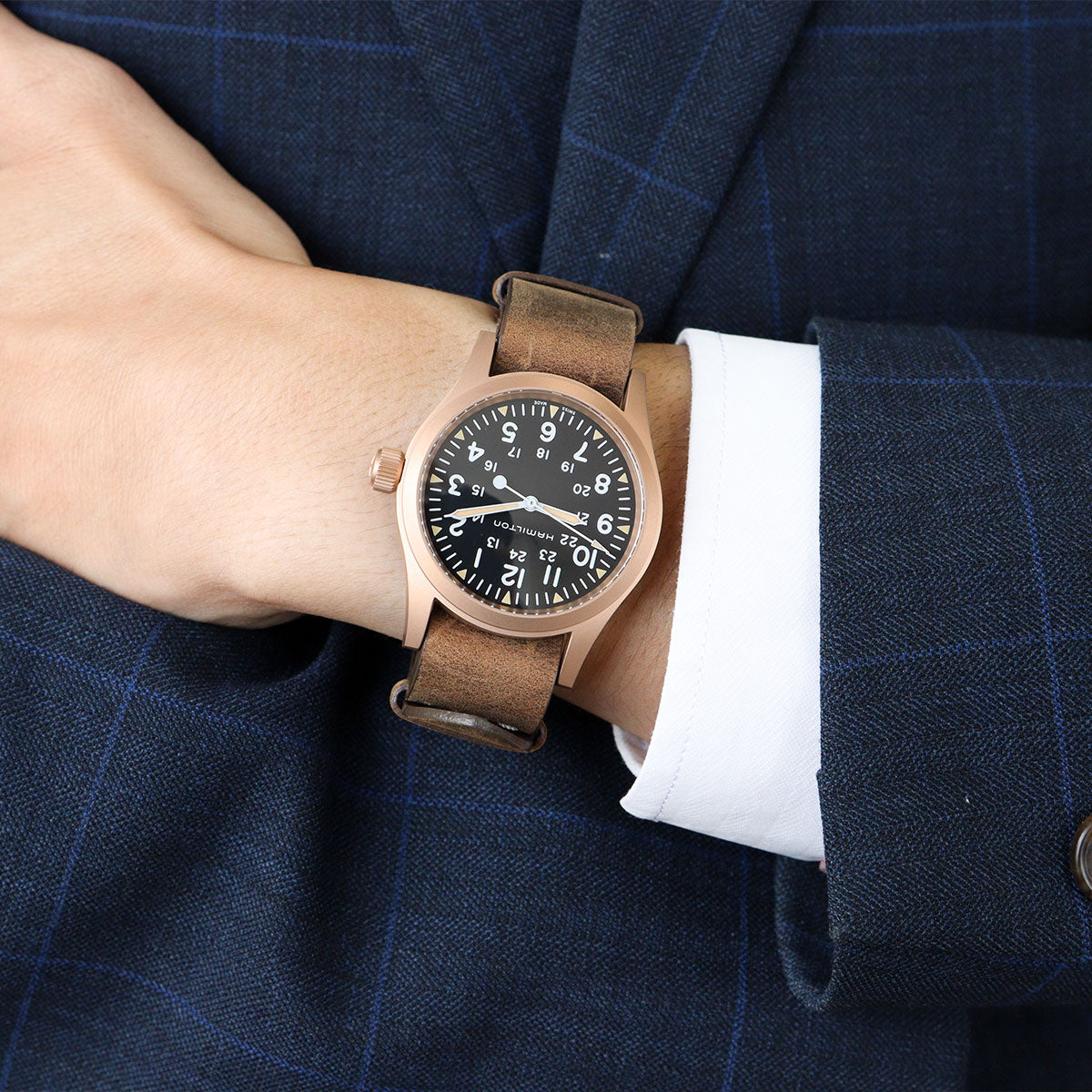 ハミルトン HAMILTON カーキ フィールド メカ ブロンズ H69459530 腕時計 メンズ レディース 手巻き KHAKI FIELD MECHANICAL BRONZE【正規品】【60回分割手数料無料!】