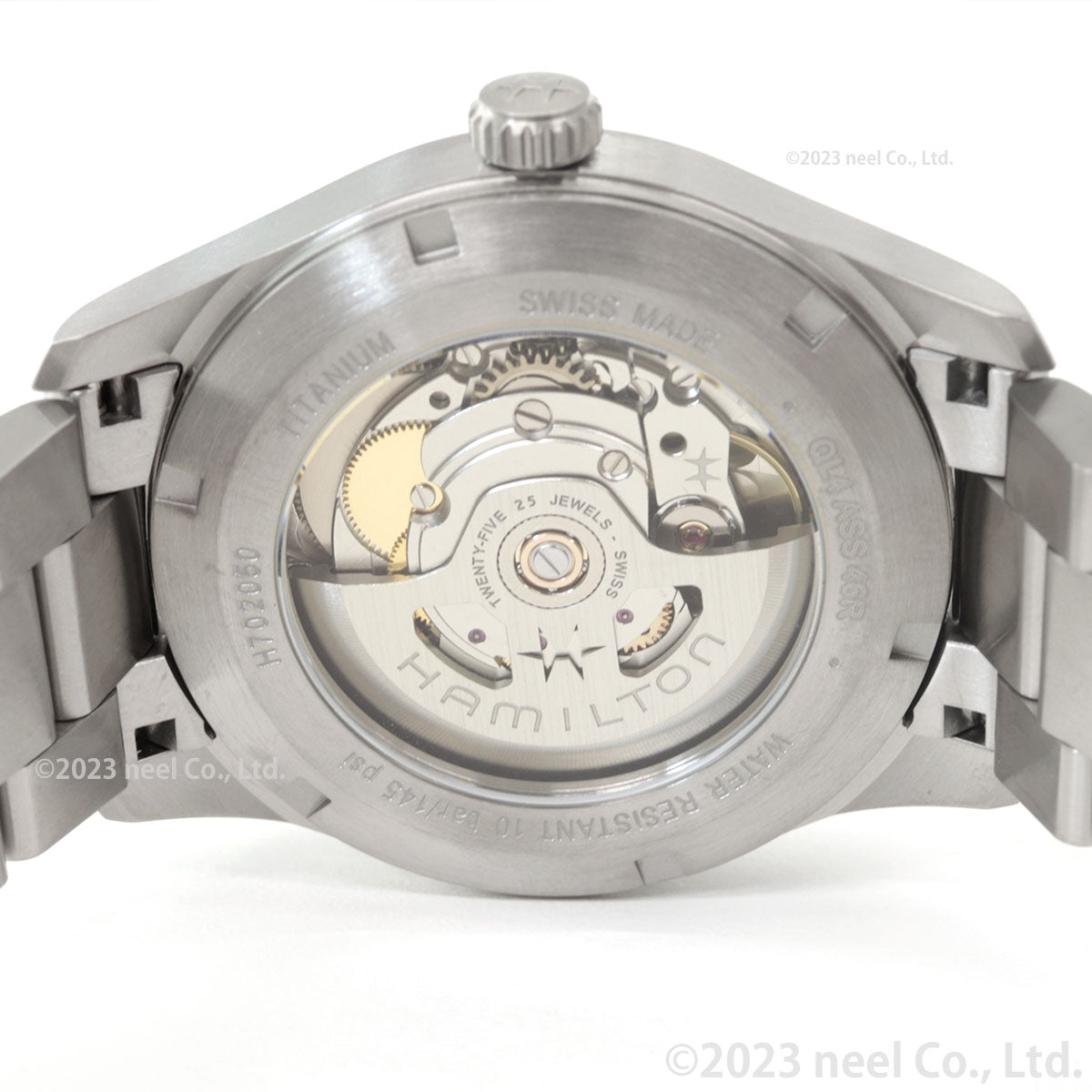 ハミルトン HAMILTON カーキ フィールド チタニウム H70205140 腕時計 メンズ レディース 自動巻き KHAKI FIELD TITANIUM AUTO【正規品】【60回分割手数料無料!】