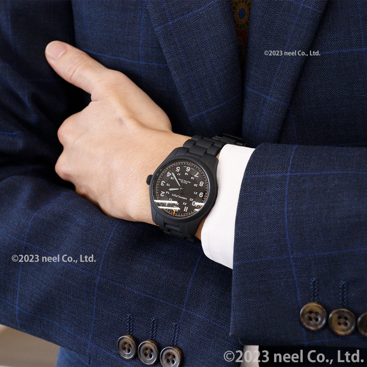 ハミルトン HAMILTON カーキ フィールド チタニウム H70215130 腕時計 メンズ レディース 自動巻き KHAKI FIELD TITANIUM AUTO【正規品】【60回分割手数料無料!】