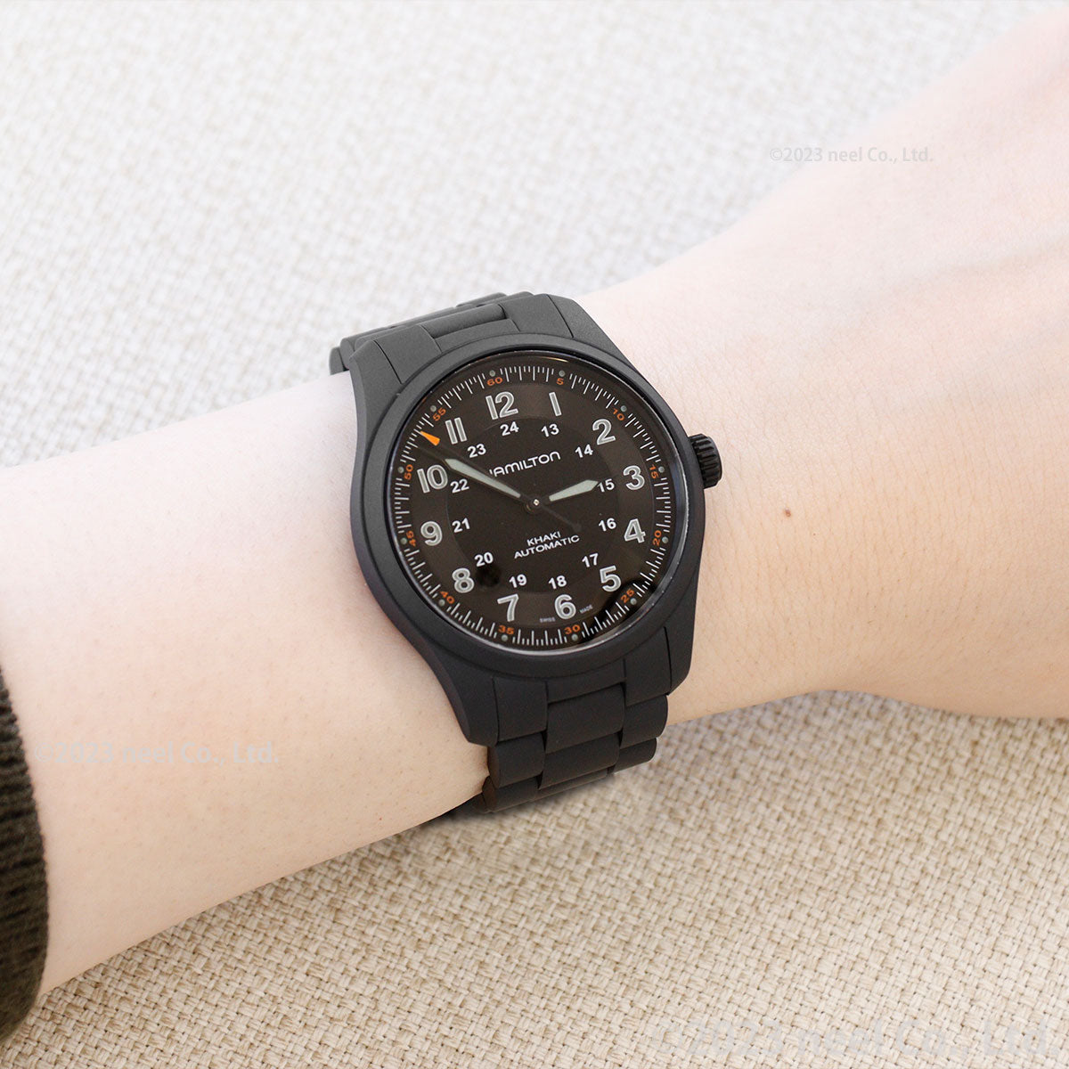 ハミルトン HAMILTON カーキ フィールド チタニウム H70215130 腕時計 メンズ レディース 自動巻き KHAKI FIELD TITANIUM AUTO【正規品】【60回分割手数料無料!】