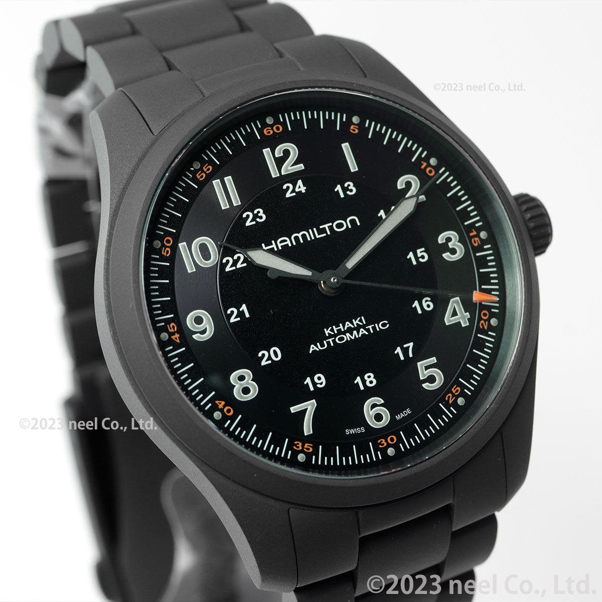 ハミルトン HAMILTON カーキ フィールド チタニウム H70215130 腕時計 メンズ レディース 自動巻き KHAKI FIELD TITANIUM AUTO【正規品】【60回分割手数料無料!】