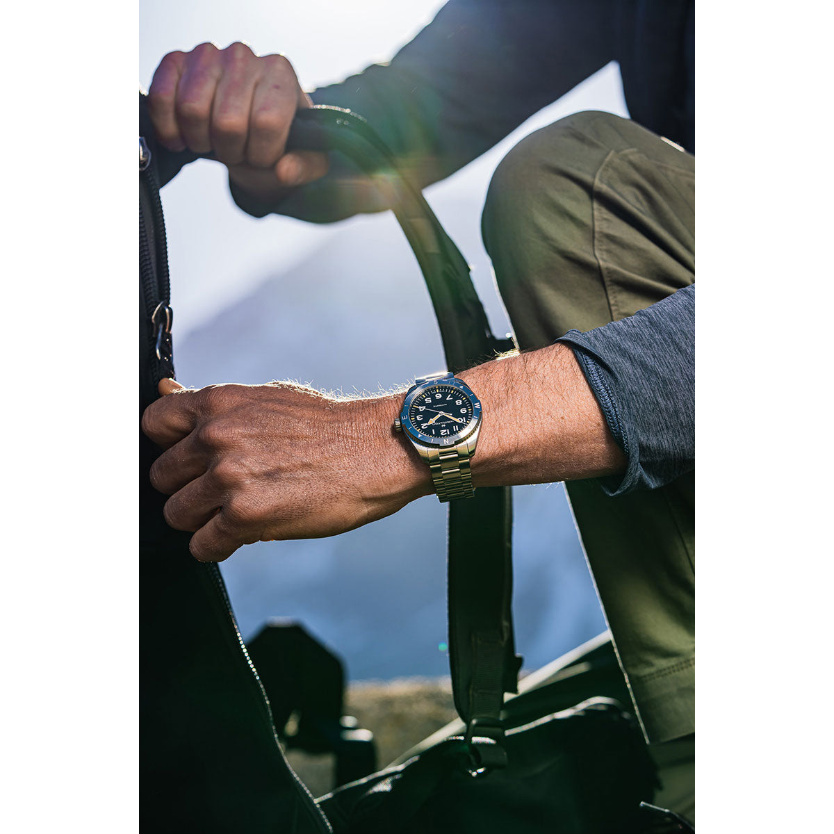 ハミルトン HAMILTON カーキ フィールド エクスペディション H70225130 腕時計 メンズ レディース 自動巻き KHAKI FIELD EXPEDITION AUTO【正規品】【60回分割手数料無料!】