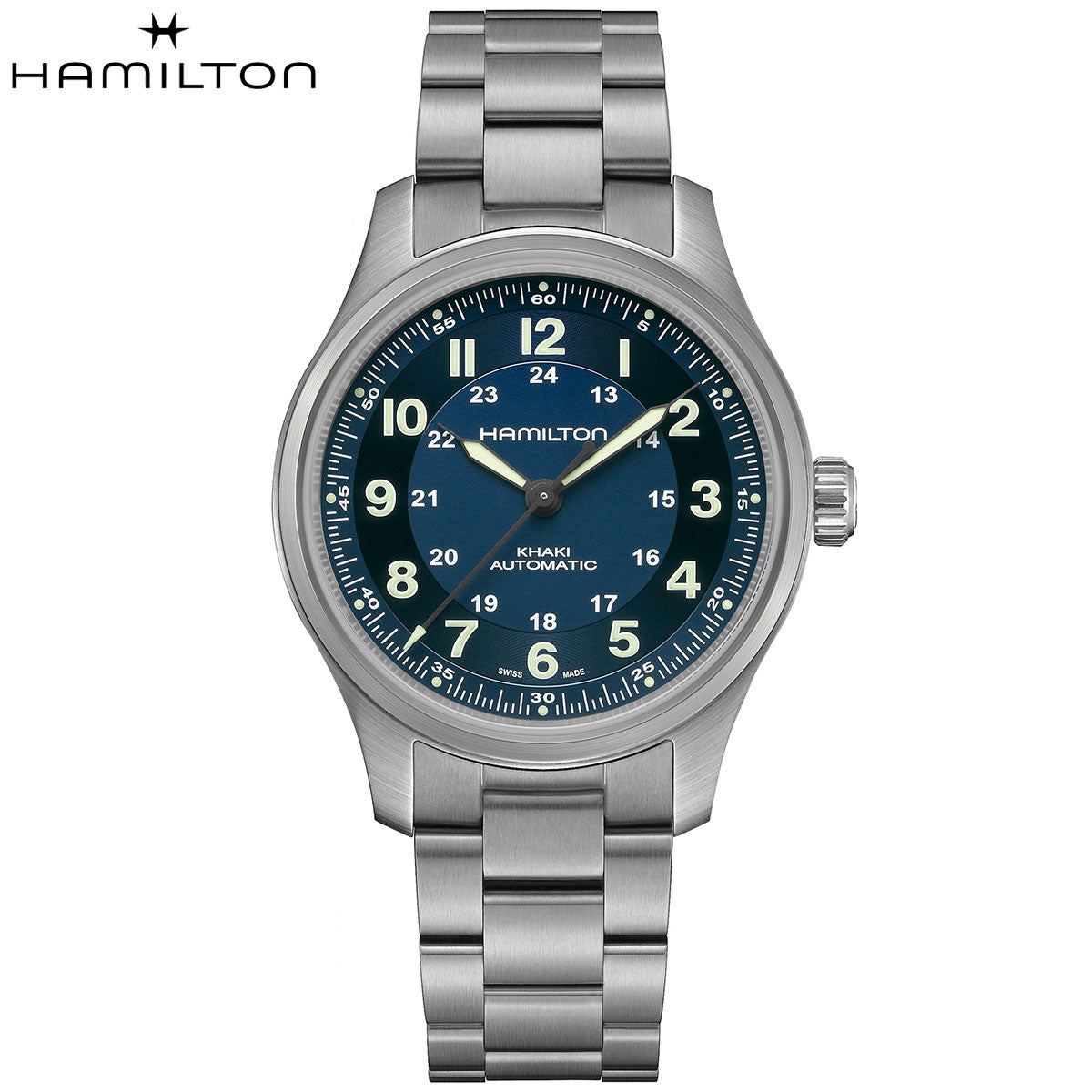 ハミルトン HAMILTON カーキ フィールド チタ二ウム オート H70545140 腕時計 メンズ 自動巻き KHAKI FIELD TITANIUM AUTO【正規品】【60回分割手数料無料!】