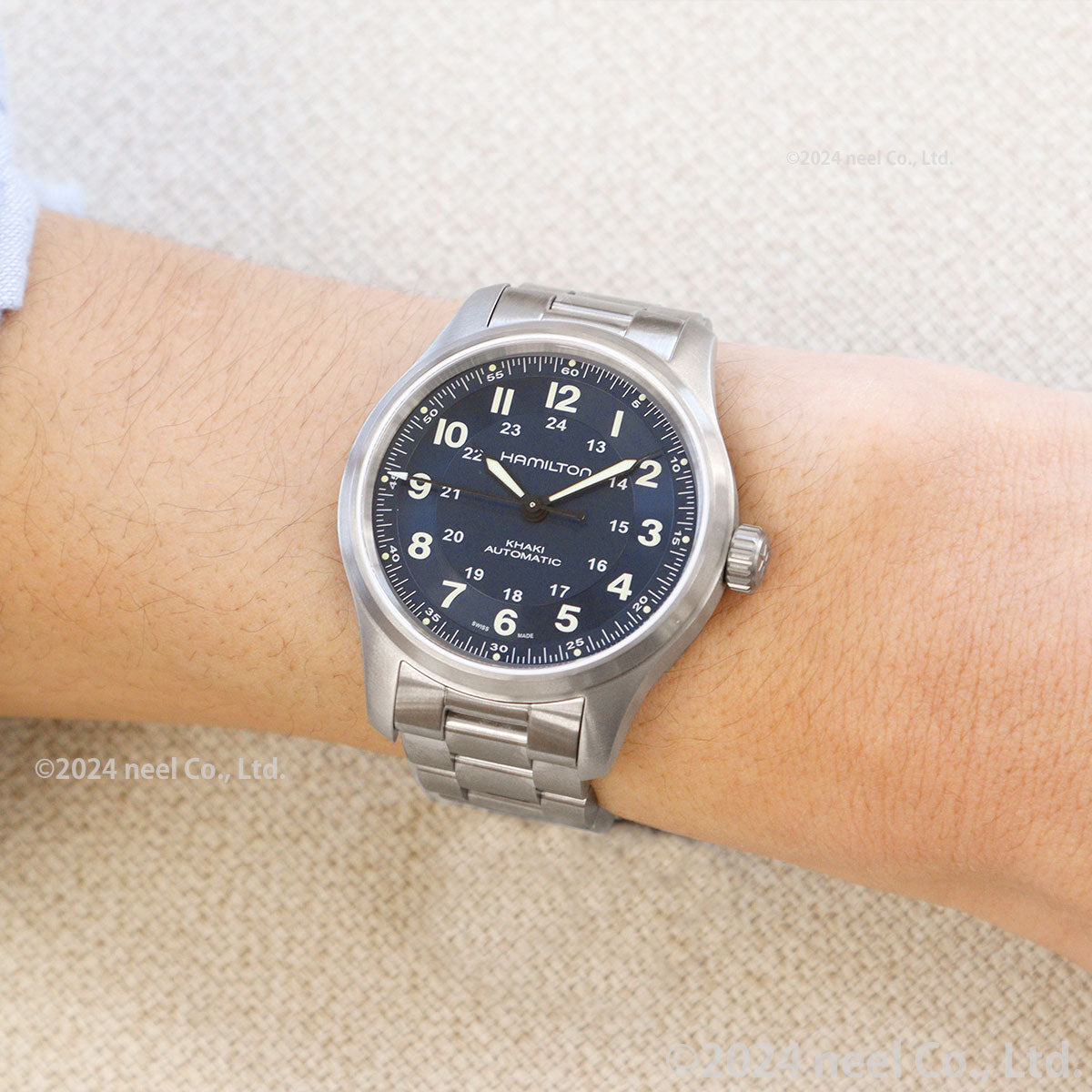 ハミルトン HAMILTON カーキ フィールド チタ二ウム オート H70545140 腕時計 メンズ 自動巻き KHAKI FIELD TITANIUM AUTO【正規品】【60回分割手数料無料!】