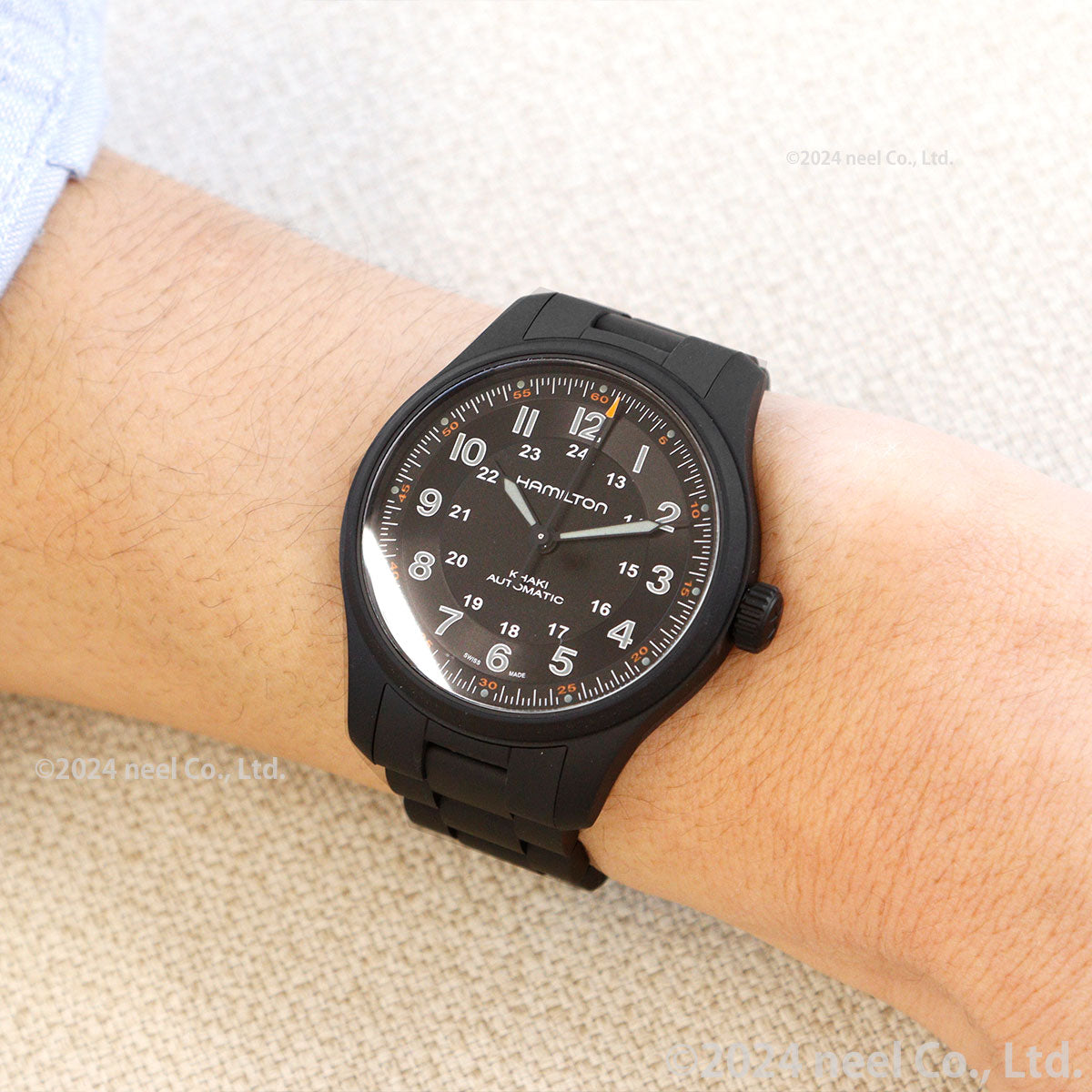 ハミルトン HAMILTON カーキ フィールド チタ二ウム オート H70665130 腕時計 メンズ 自動巻き KHAKI FIELD TITANIUM AUTO【正規品】【60回分割手数料無料!】