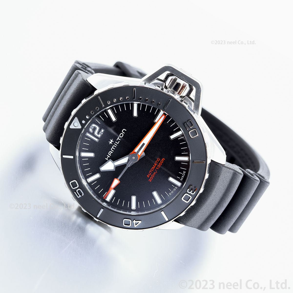 ハミルトン HAMILTON カーキ ネイビー オープンウォーター オート H77455330 腕時計 メンズ 自動巻き KHAKI NAVY OPENWATER AUTO【正規品】【60回分割手数料無料!】