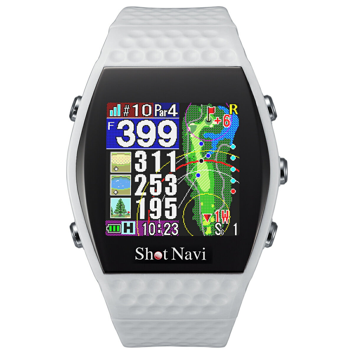 ショットナビ Shot Navi インフィニティ INFINITY 腕時計型 GPS ゴルフナビ 距離測定器 距離計測器 ホワイト