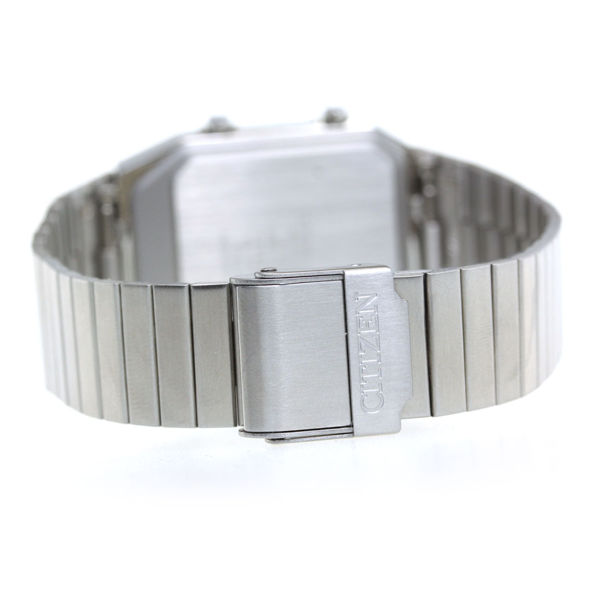 シチズン アナデジテンプ CITIZEN ANA-DIGI TEMP 復刻モデル 腕時計 メンズ レディース シルバー JG2101-78E