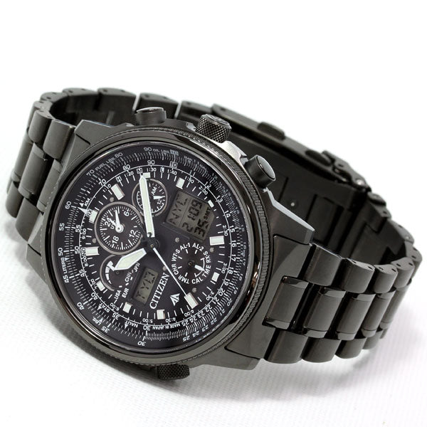 シチズン プロマスター CITIZEN PROMASTER エコドライブ ソーラー 電波時計 腕時計 メンズ クロノグラフ アナデジ JY8025-59E【シチズン プロマスター】【正規品】【送料無料】