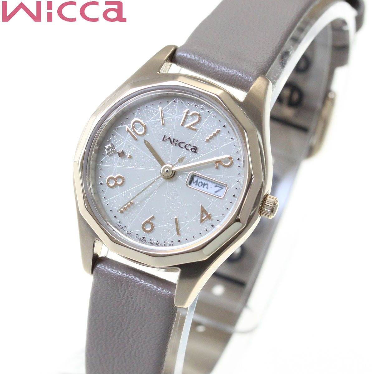 シチズン ウィッカ CITIZEN wicca ソーラーテック 腕時計 レディース デイ&デイト KH3-525-90