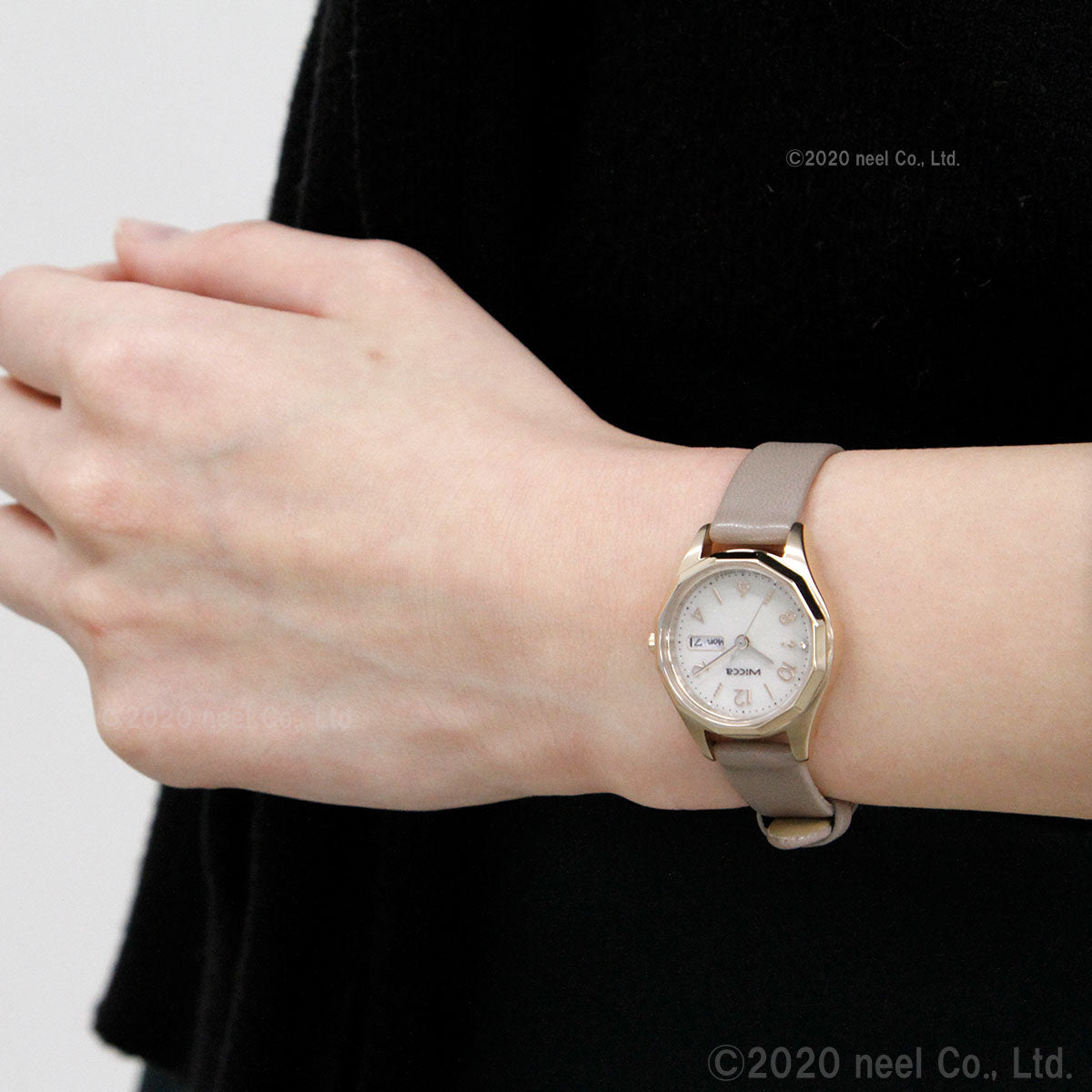 シチズン ウィッカ CITIZEN wicca ソーラーテック 腕時計 レディース デイ&デイト KH3-525-90