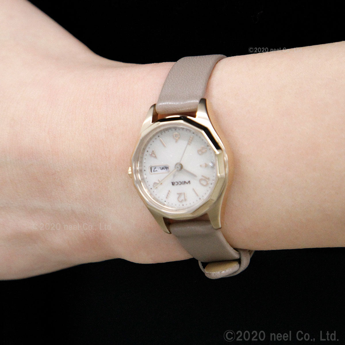 シチズン ウィッカ CITIZEN wicca ソーラーテック 腕時計 レディース デイ&デイト KH3-525-90