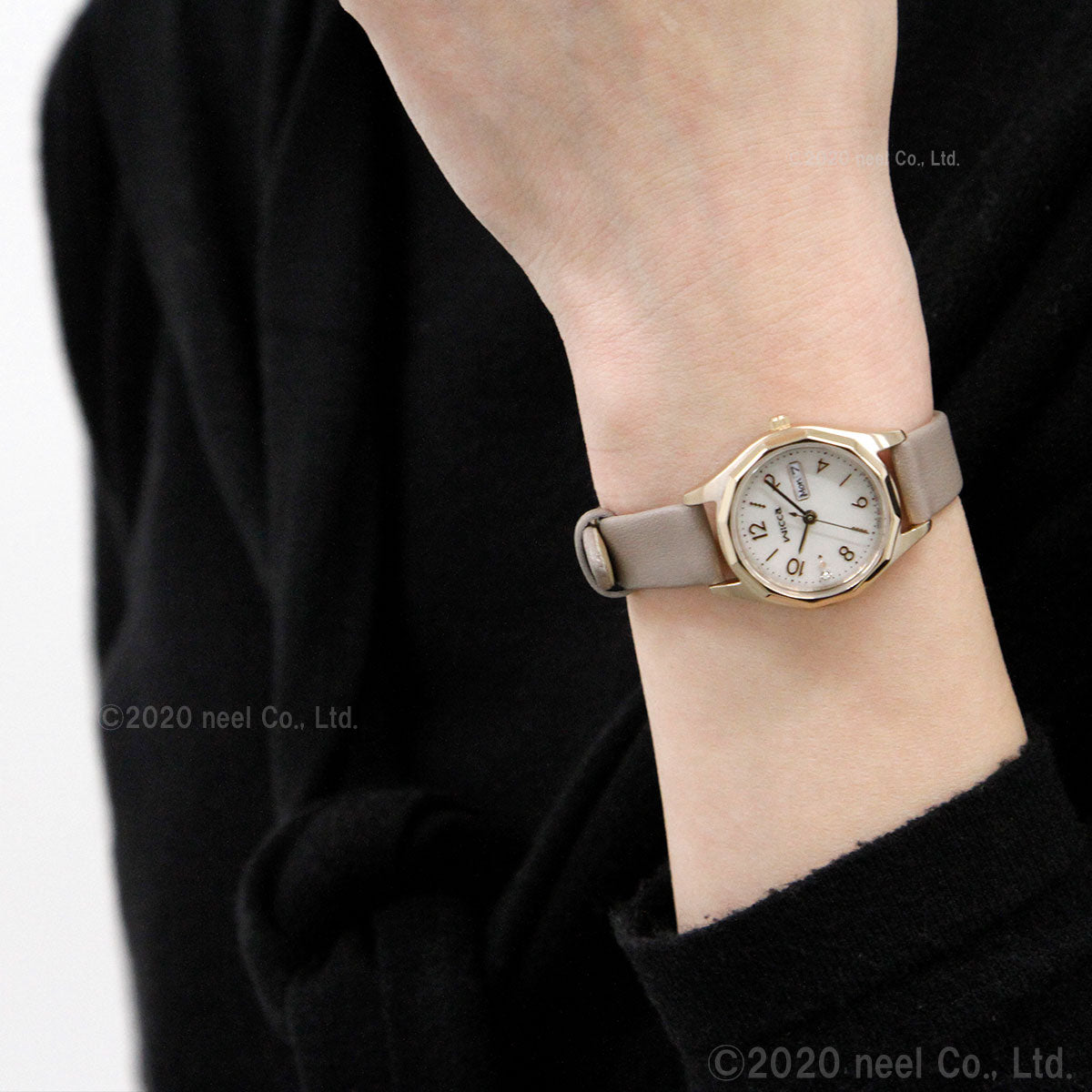 シチズン ウィッカ CITIZEN wicca ソーラーテック 腕時計 レディース デイ&デイト KH3-525-90