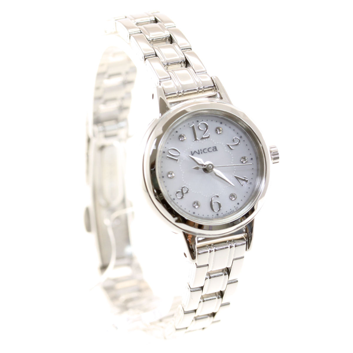 シチズン ウィッカ CITIZEN wicca ソーラー エコドライブ 腕時計 レディース クリスタルモデル KH9-914-15