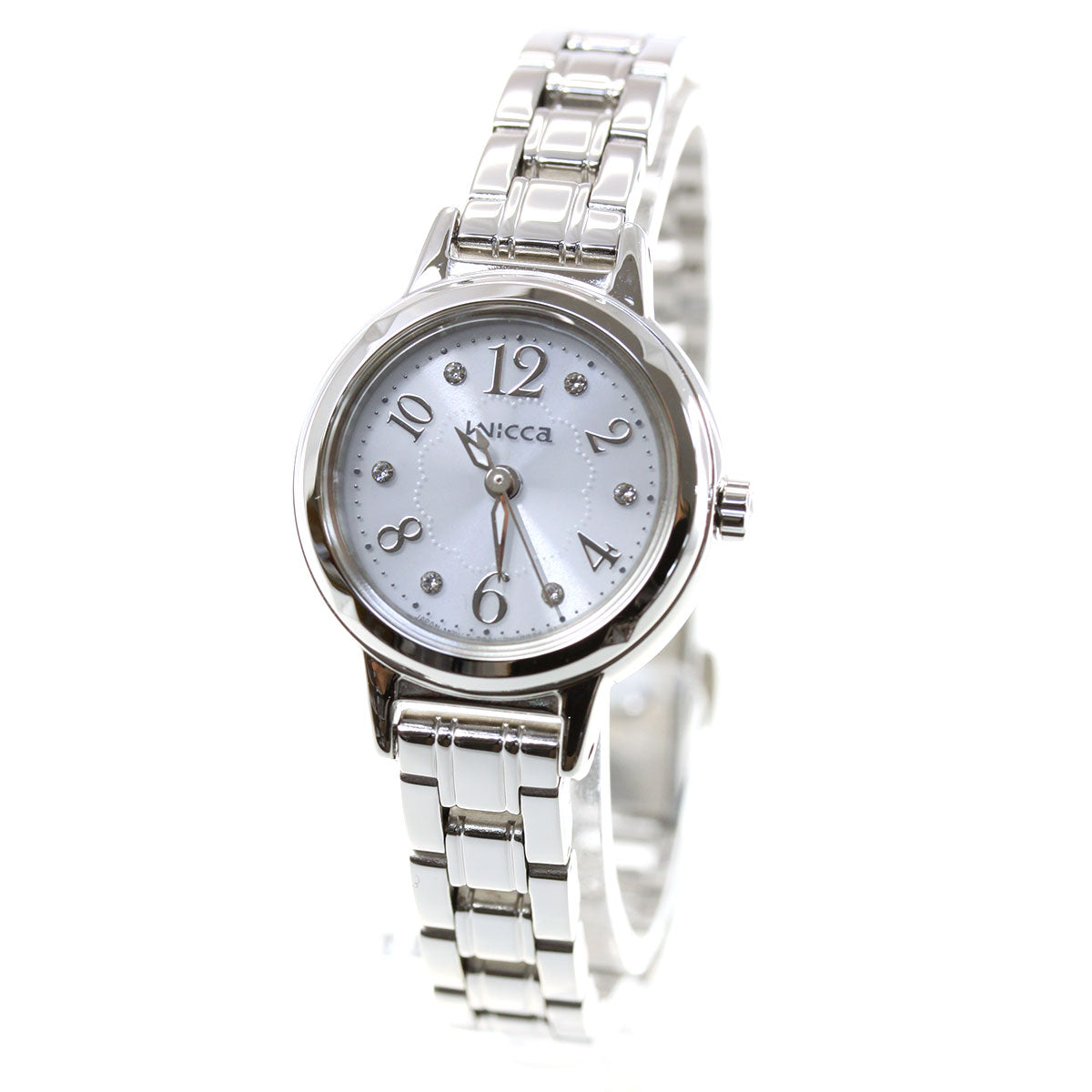 シチズン ウィッカ CITIZEN wicca ソーラー エコドライブ 腕時計 レディース クリスタルモデル KH9-914-15