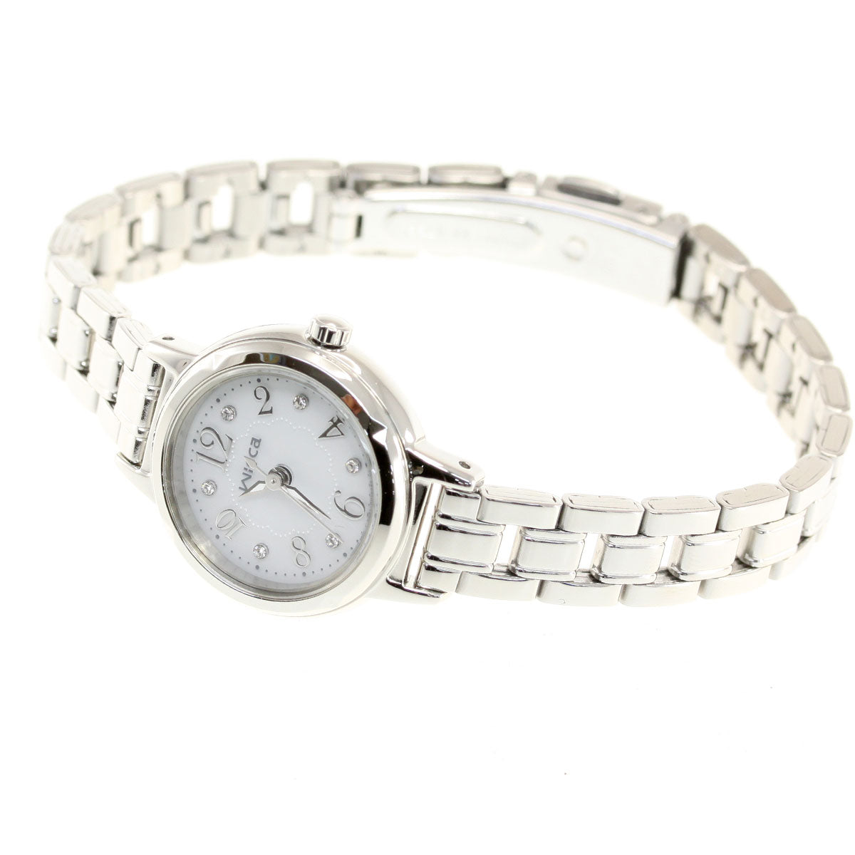 シチズン ウィッカ CITIZEN wicca ソーラー エコドライブ 腕時計 レディース クリスタルモデル KH9-914-15