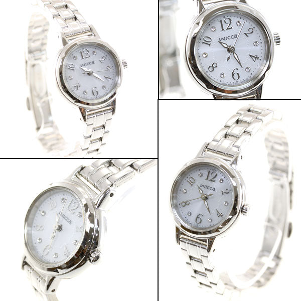 シチズン ウィッカ CITIZEN wicca ソーラー エコドライブ 腕時計 レディース クリスタルモデル KH9-914-15