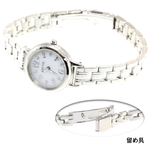 シチズン ウィッカ CITIZEN wicca ソーラー エコドライブ 腕時計 レディース クリスタルモデル KH9-914-15