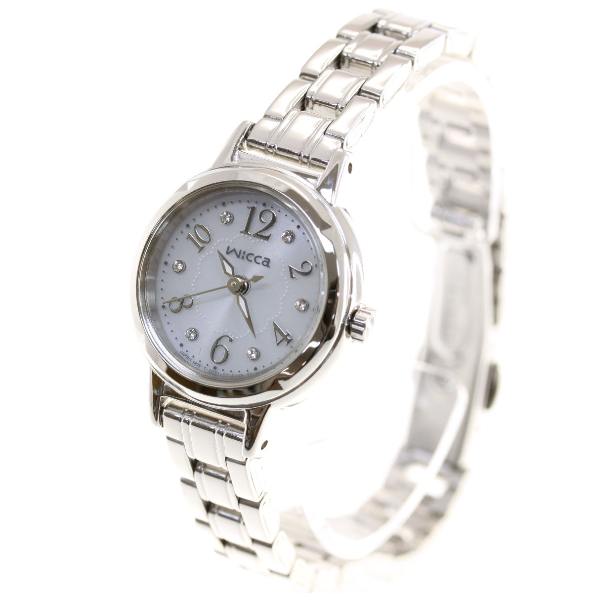 シチズン ウィッカ CITIZEN wicca ソーラー エコドライブ 腕時計 レディース クリスタルモデル KH9-914-15