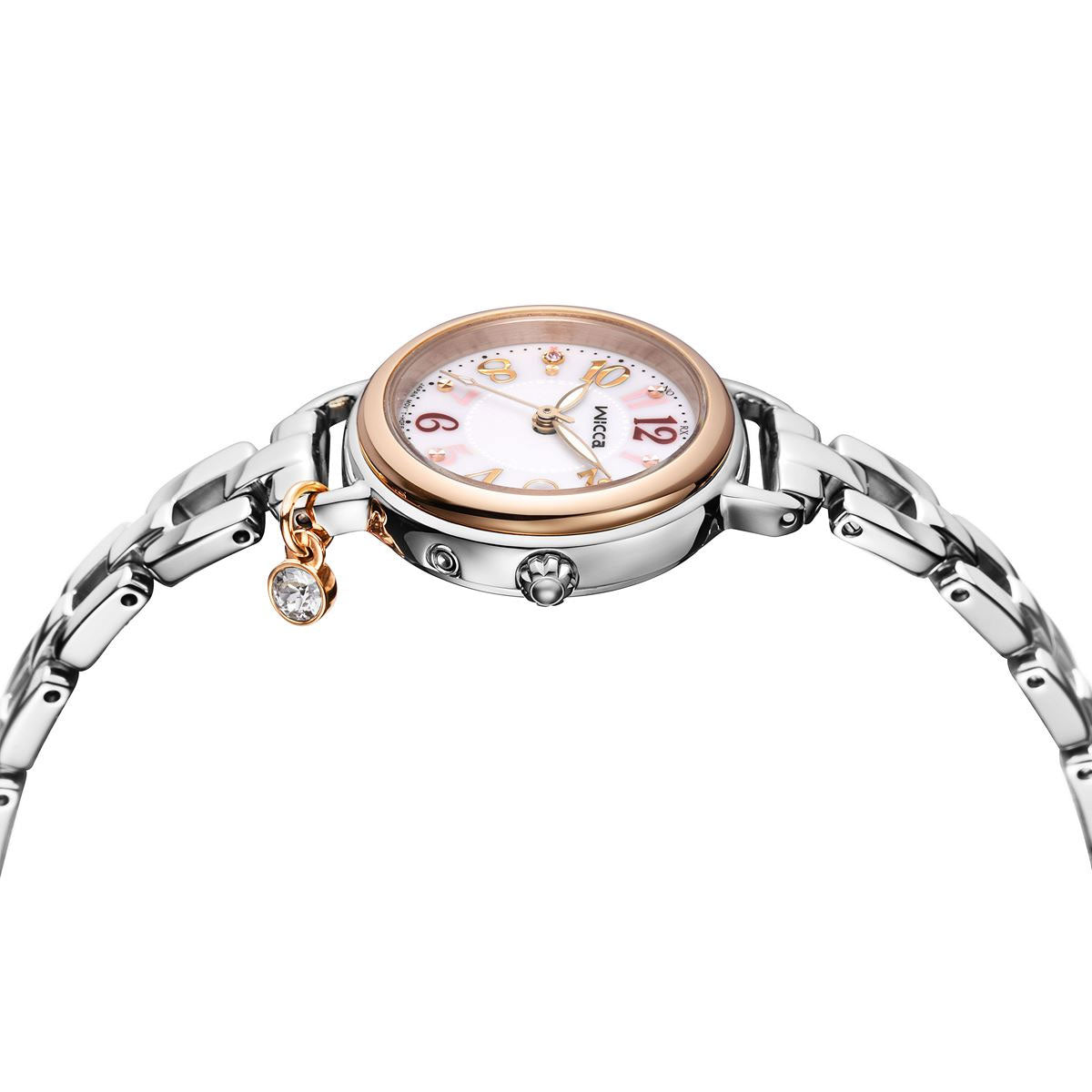 シチズン ウィッカ CITIZEN wicca ソーラーテック 電波時計 ブレスライン 腕時計 レディース KL0-511-11