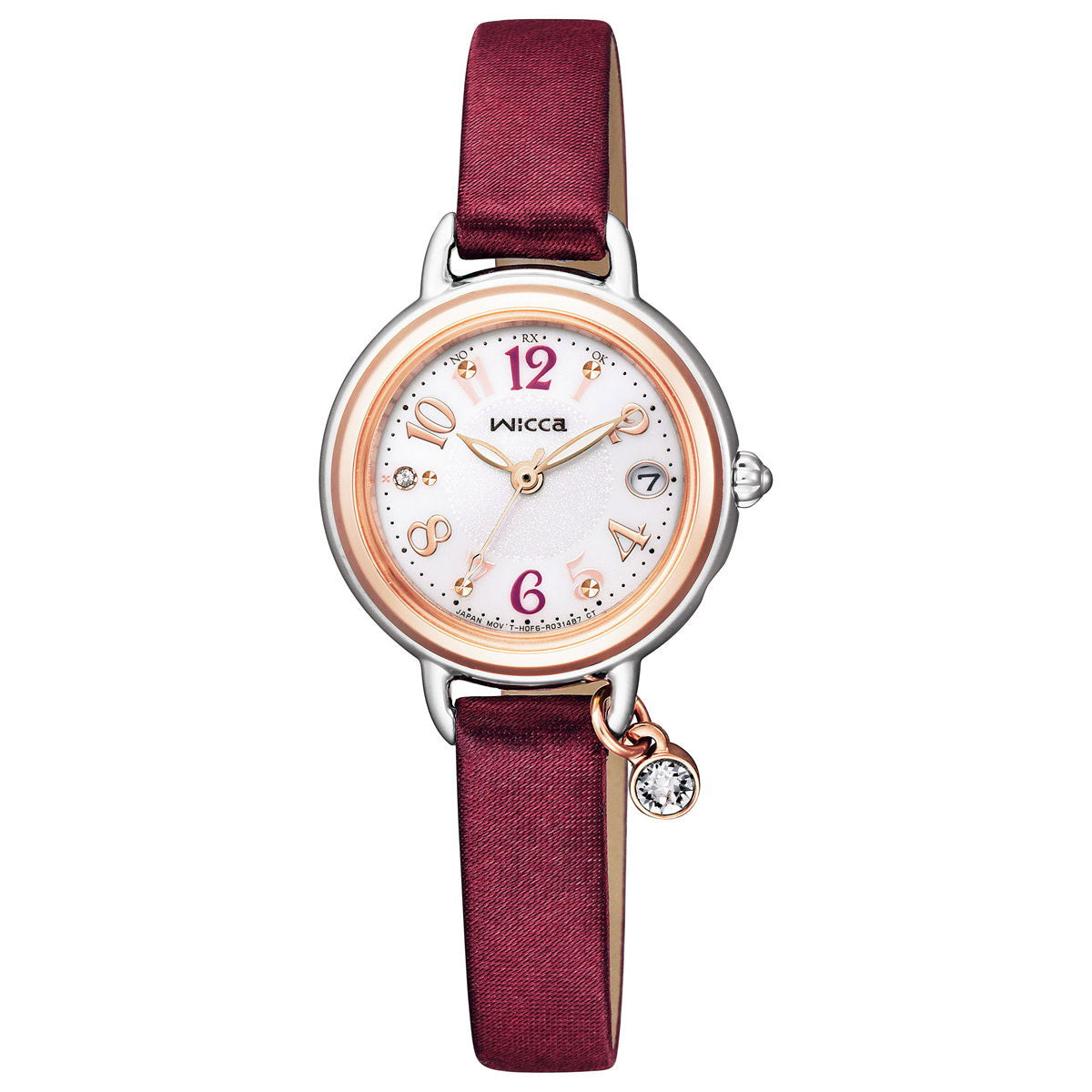 シチズン ウィッカ CITIZEN wicca ソーラーテック 電波時計 ブレスライン 腕時計 レディース KL0-511-11