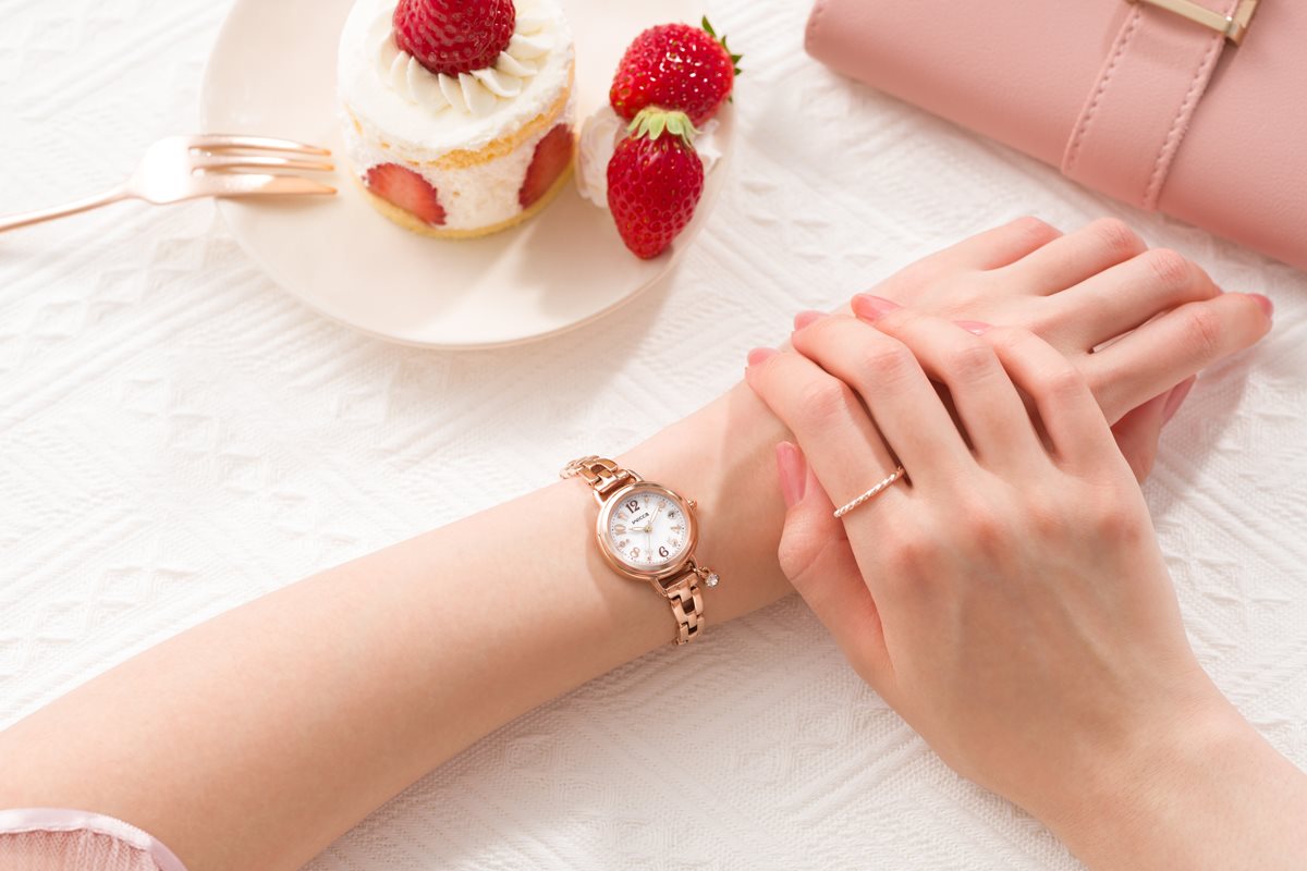 シチズン ウィッカ CITIZEN wicca ソーラーテック 電波時計 ブレスライン 腕時計 レディース KL0-561-17