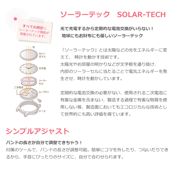 シチズン ウィッカ CITIZEN wicca ソーラー 電波時計 腕時計 レディース ハッピーダイアリー KL0-731-91