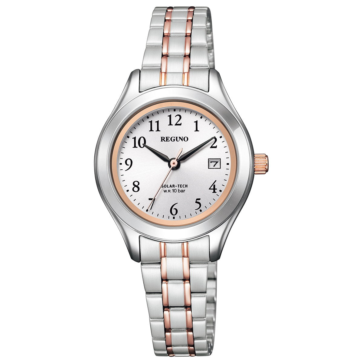 シチズン レグノ CITIZEN REGUNO ソーラーテック 腕時計 ペア レディース スタンダード リングソーラー KM4-139-93