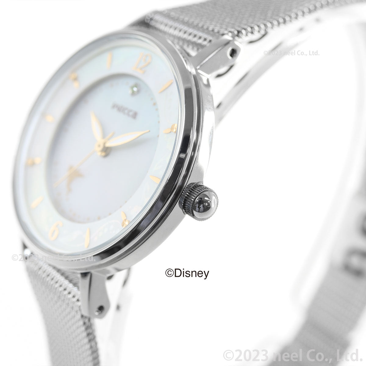 シチズン ウィッカ CITIZEN wicca ウォルト・ディズニー・カンパニー創立100周年 限定 Disney100テーマ 「ティンカー・ベル」 デザインモデル ソーラーテック 腕時計 KP3-414-11