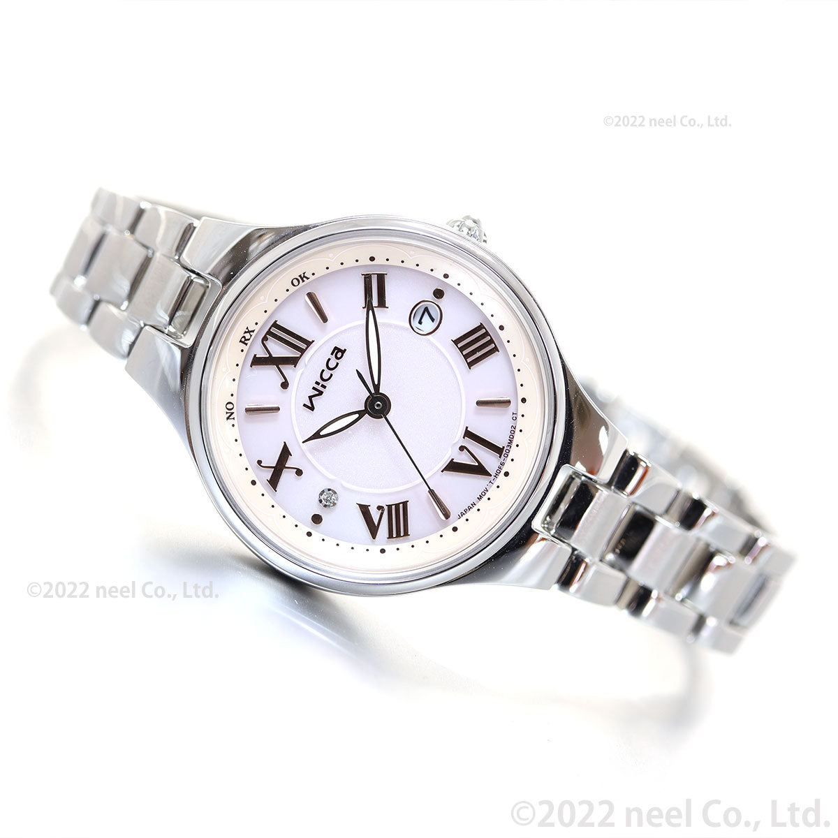 シチズン ウィッカ CITIZEN wicca ソーラーテック 電波時計 腕時計 レディース サブマスコミモデル KS1-813-91 甘酸っぱい ストロベリームース イメージ