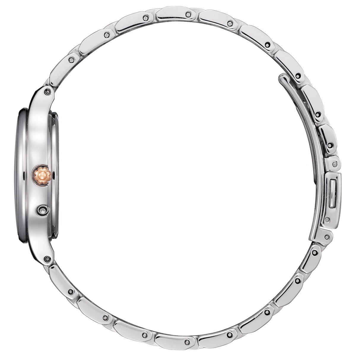 シチズン ウィッカ CITIZEN wicca ソーラーテック 電波時計 腕時計 レディース サブマスコミモデル KS1-830-11 シャーベット イメージ