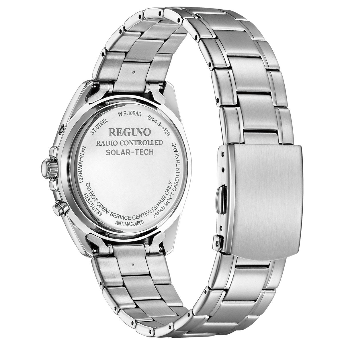 シチズン レグノ CITIZEN REGUNO ソーラーテック 電波時計 腕時計 メンズ スタンダード KS3-115-51