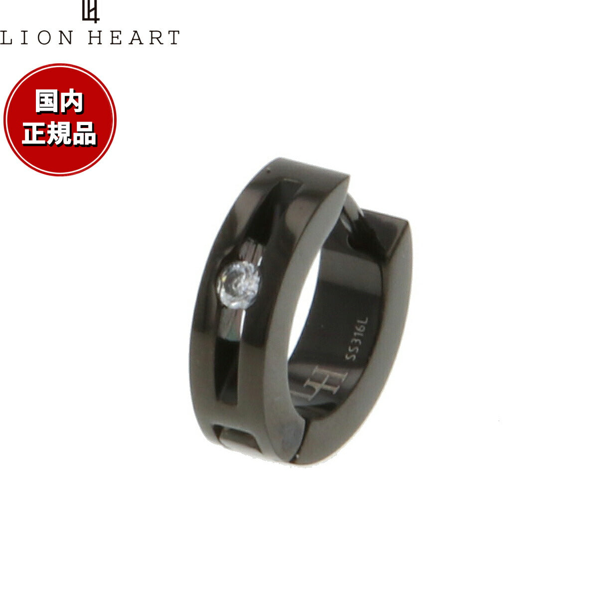 ライオンハート LION HEART ピアス アクセサリー フープピアス 片耳用 LHMP001N おしゃれ 誕生日 プレゼント