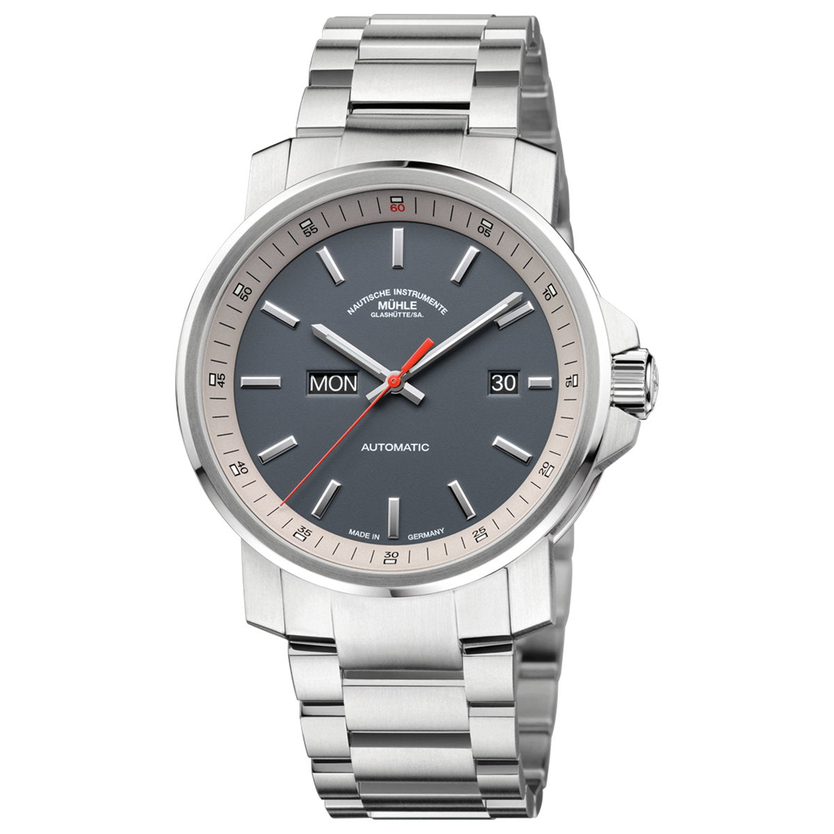 ミューレ・グラスヒュッテ Muhle Glashutte 29er Tag/Datum 42.4mm 自動巻き メンズ 腕時計 M1-25-34-MB ドイツ製【正規品】【60回分割手数料無料!】