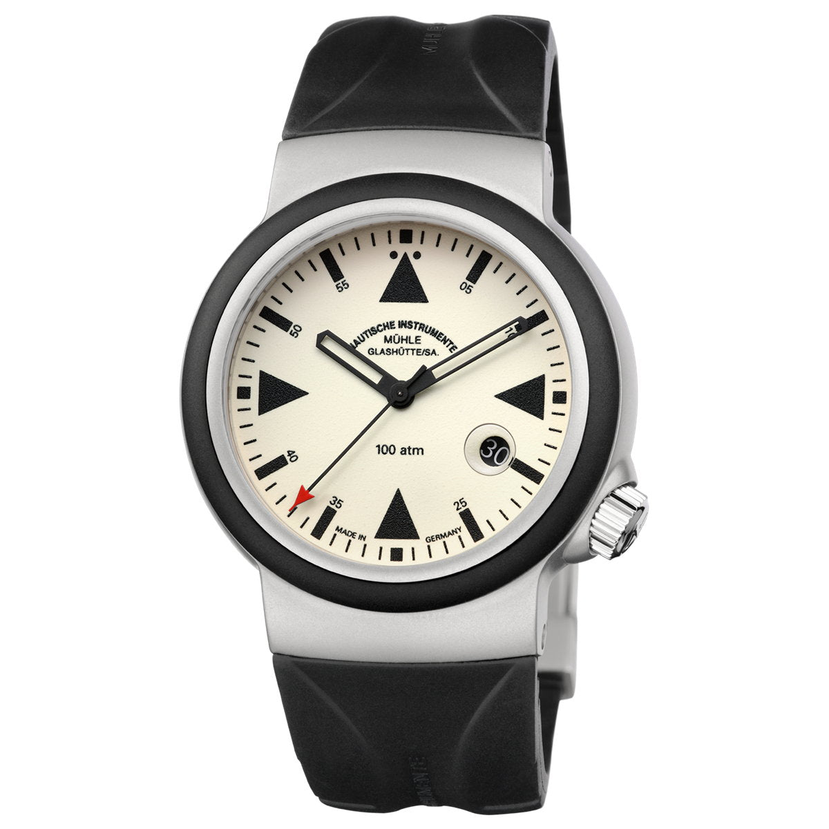 ミューレ・グラスヒュッテ Muhle Glashutte S.A.R. Rescue-Timer LUMEN レスキュー・タイマー 42mm 自動巻き メンズ 腕時計 M1-41-08-KB ドイツ製【正規品】【60回分割手数料無料!】