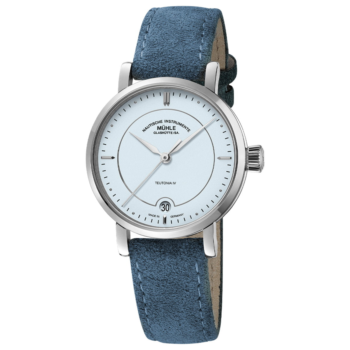 ミューレ・グラスヒュッテ Muhle Glashutte Teutonia IV Lady 33.5mm 自動巻き レディース 腕時計 M1-44-52-LB-V-II ドイツ製【正規品】【60回分割手数料無料!】