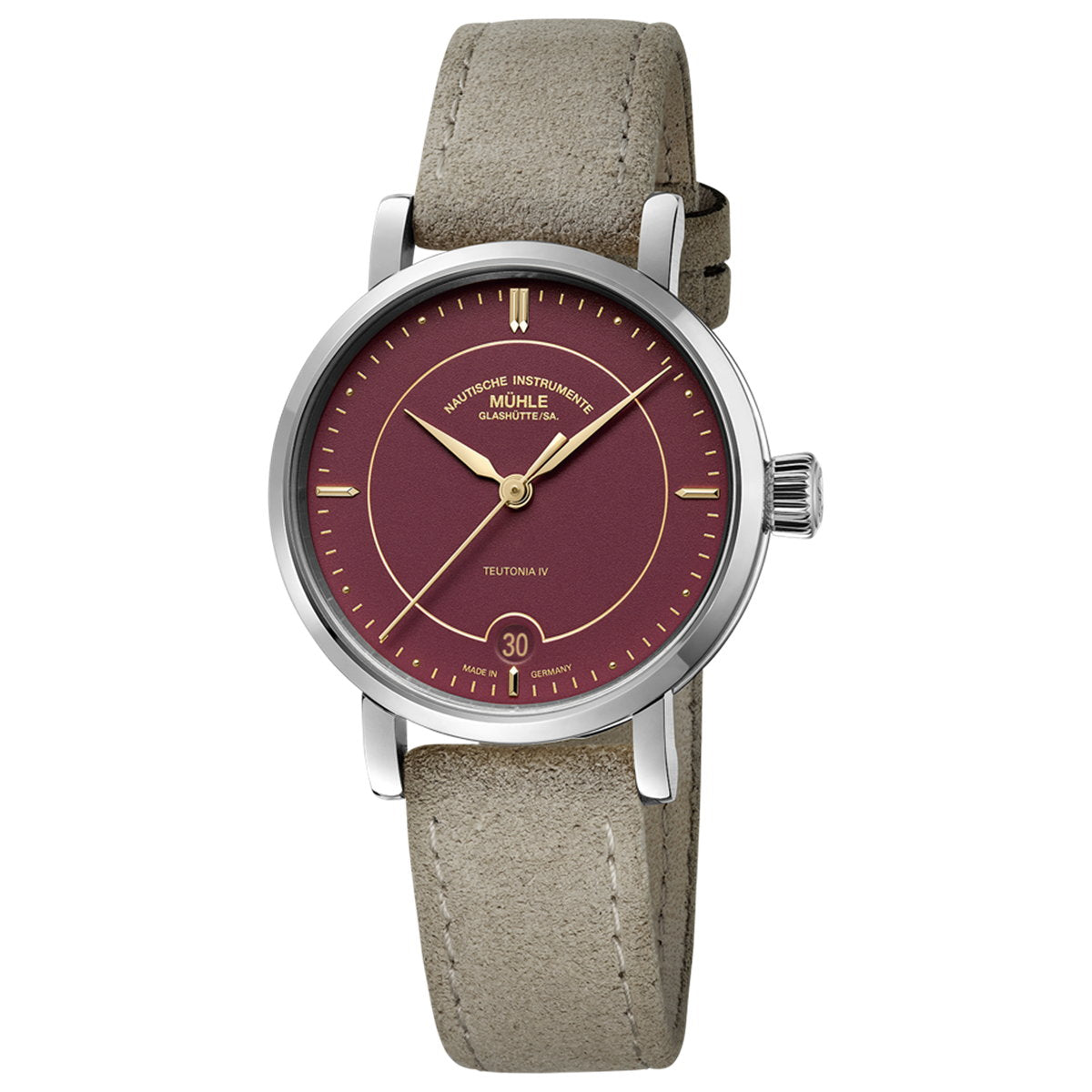 ミューレ・グラスヒュッテ Muhle Glashutte Teutonia IV Lady 33.5mm 自動巻き レディース 腕時計 M1-44-59-LB-VII ドイツ製【正規品】【60回分割手数料無料!】